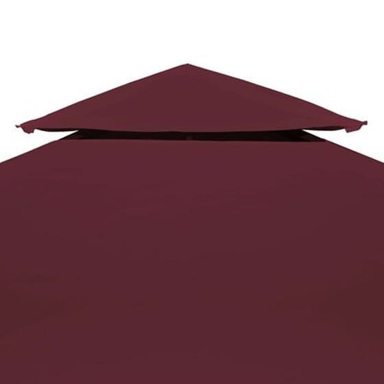 Vidaxl Κάλυμμα Για Κιόσκι 2 Επιπέδων Μπορντό 3 X 3 Μ. 310 Γρ./μ² image 4
