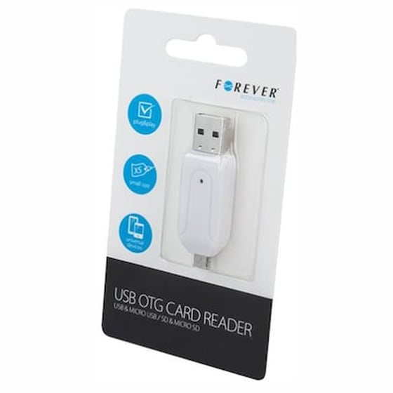 Forever Usb Otg Card Reader Usb And Micro Usb/sd And Micro Sd image 1