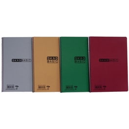 Τετράδιο Σπιράλ SALKO Α4 2 Θεμάτων Colorline 60 Φύλλων (1 Τεμάχιο)