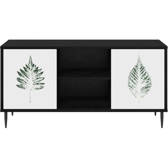 Έπιπλο Τηλεόρασης VidaXL HANAU 102 x 33 x 51 cm - Μαύρη Δρυς image 3