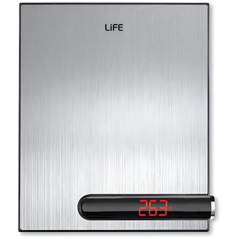 Ηλεκτρονική Ζυγαριά Κουζίνας LIFE Libra 3D έως 5 kg Ασημί