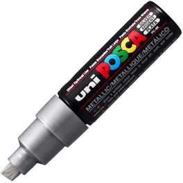 Μαρκαδόρος Posca Uni PC-8KT Ασημί