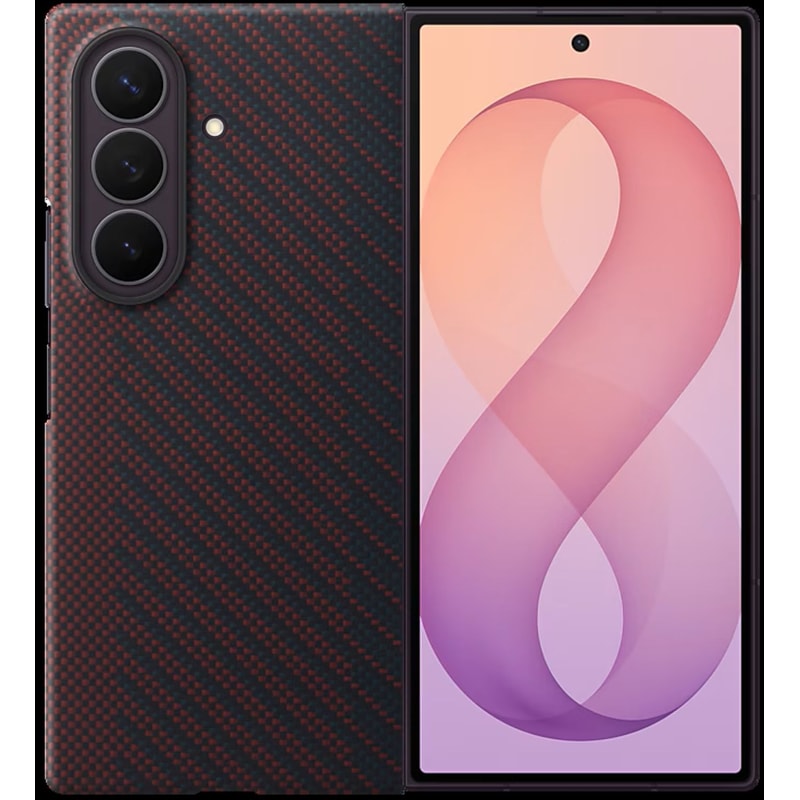 Θήκη Samsung Galaxy Z Fold8 Ultra - Samsung Carbon Magnet Case - Red