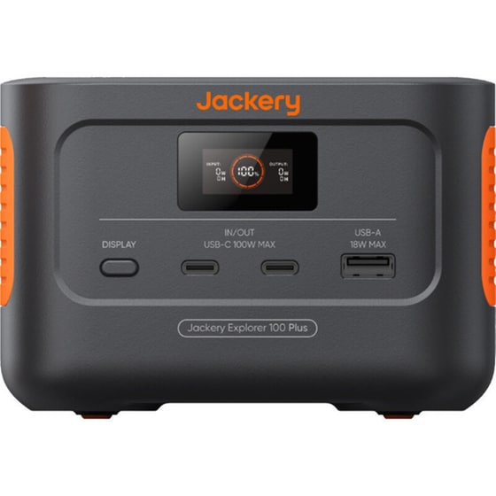 Power Station Jackery Explorer 100 Plus 128W - Μαύρο image 0