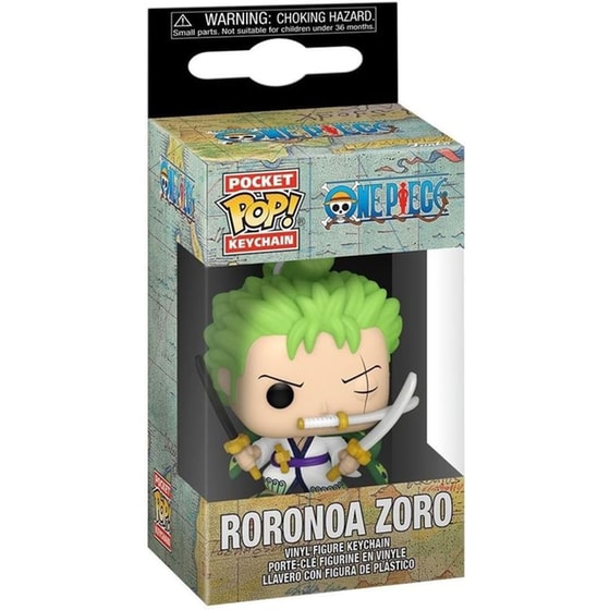 Funko Pocket Pop! Keychain Animation - One Piece - Roronoa Zoro image 1