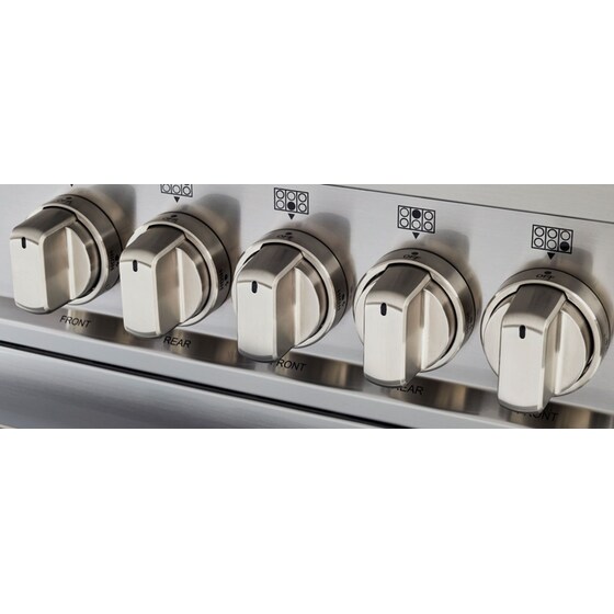 BERTAZZONI MAS96L2ENET 58/33 Lt Μαύρο Μεικτή Κουζίνα Αερίου image 3