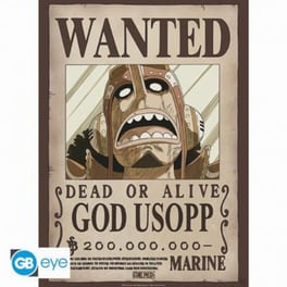 Αφίσα One Piece Wanted God Usopp Κάθετη 52x38 cm