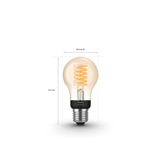 Έξυπνη Λάμπα Philips Hue E27 Νήματος  - Λευκό image 1
