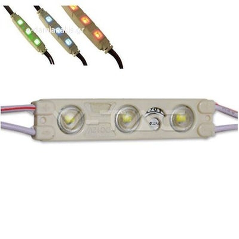 E-DAMIANAKIS Led Module 3smd Chips 2835 0,75watt Κόκκινο Για Επιγραφές Ip67 Vt-28353 V-tac