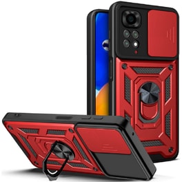 Θήκη Xiaomi Redmi Note 11 4g / Redmi Note 11S - Bodycell Armor Slide - Κόκκινο