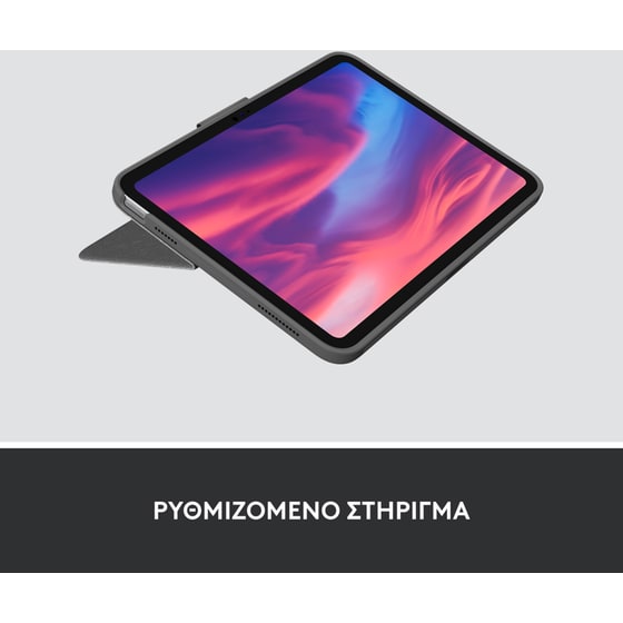 Logitech Combo Touch Πληκτρολόγιο για iPad 10.9" 10th Gen - Γκρι image 4