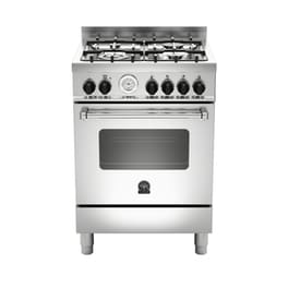LA GERMANIA AMN664GXT(GN) 56 Lt Inox Κουζίνα Φυσικού Αερίου
