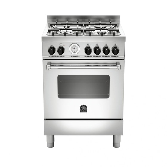 LA GERMANIA AMN664GXT(GN) 56 Lt Inox Κουζίνα Φυσικού Αερίου image 0