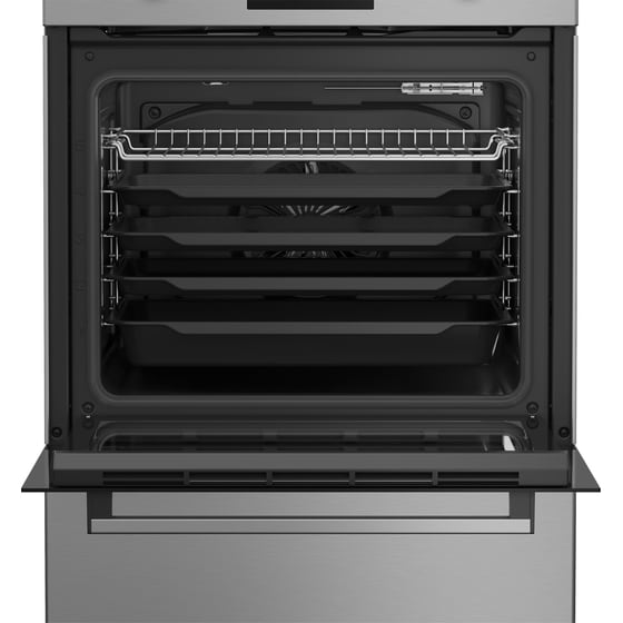 BEKO FBMA6930GX 72 Lt Inox Ηλεκτρική Κουζίνα Επαγωγική image 6