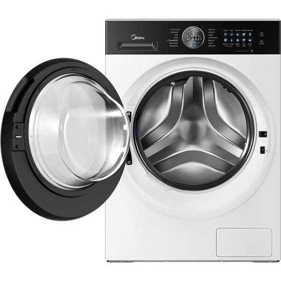 MIDEA MF210W80BA20/W-GR 8 kg 1.400 Στροφές Λευκό Πλυντήριο Ρούχων image 1