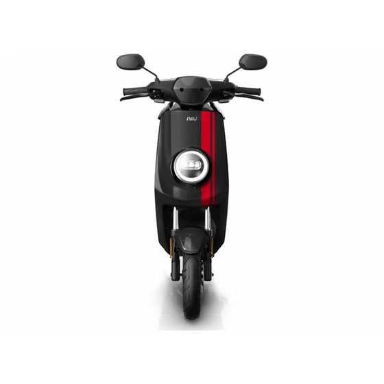 Ηλεκτρικό Μηχανάκι Σκούτερ Niu MQI+ Sport - Μαύρο/Κόκκινο image 2