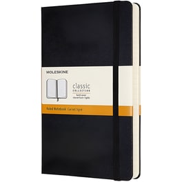 Σημειωματάριο Moleskine Ριγέ Large Μαύρο (1 Τεμάχιο)