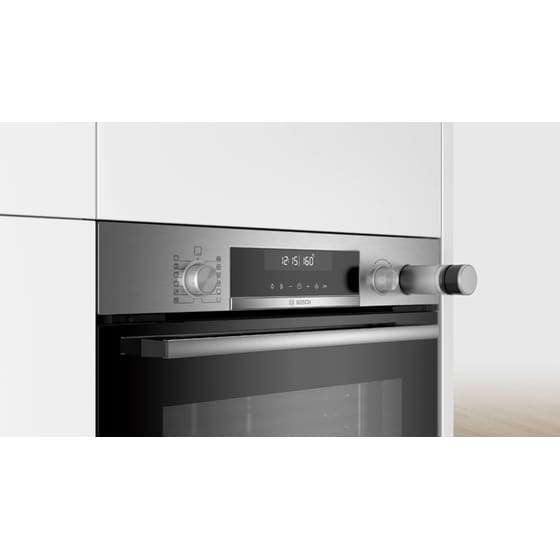 BOSCH HRA518BS1 71 Lt Inox Εντοιχιζόμενος Φούρνος Άνω Πάγκου image 1