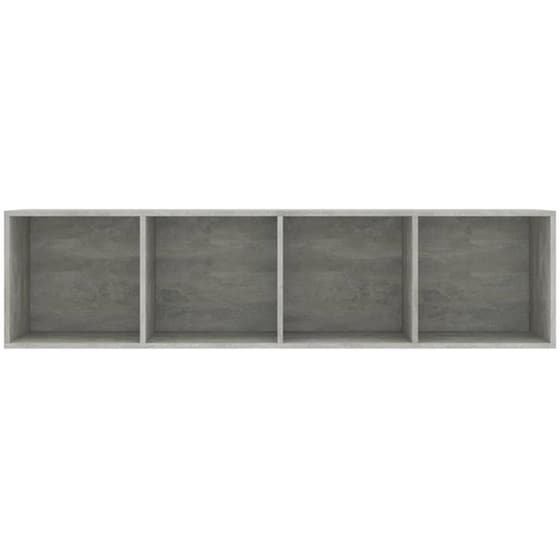 Έπιπλο Τηλεόρασης VidaXL από Μοριοσανίδα 143x30x36cm - Γκρι image 2