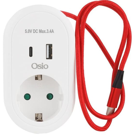 Μονόπριζο Ασφαλείας Osio OPS-3001 - Λευκό image 0