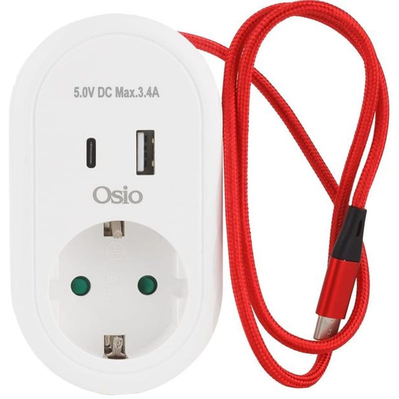 Μονόπριζο Ασφαλείας Osio OPS-3001 - Λευκό