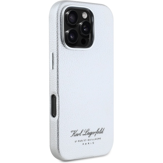 Θήκη Apple iphone 16 Pro- - Karl Grey Hotel Rsg Back Cover Synthetic Leather - Γκρι image 2