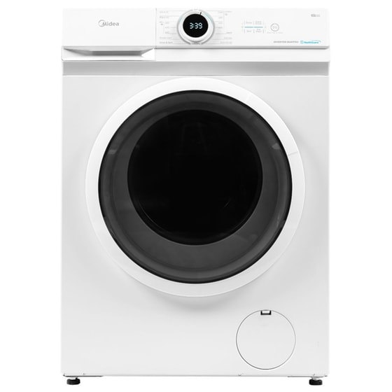 MIDEA MF100W80BA/W-GR 8 kg 1.400 Στροφές Λευκό Πλυντήριο Ρούχων image 0