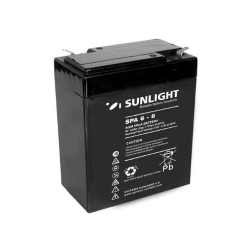 SUNLIGHT Sunlight Μπαταρία VRLA SPA6 3.2Α 6V 1τμχ