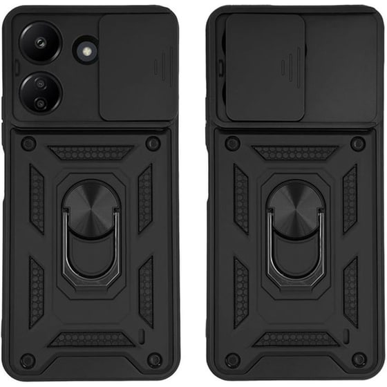 Θήκη Xiaomi Redmi 13C 4G - Sonique Ring Armor Campro - Μαύρο image 0