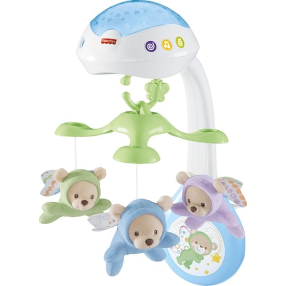 Fisher Price Περιστρεφόμενο Μόμπιλε Κούνιας & Καροτσιού με Αρκουδάκια, Μουσική & Προτζέκτορα (CDN41) image 0
