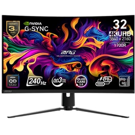 MSI MPG 321CURX Gaming Monitor 31.5" 4K OLED Curved 240Hz 0.03ms