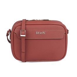 Γυναικεία Τσάντα Ώμου Beverly Hills Polo Club 118 Δερμάτινη - Dusty Rose