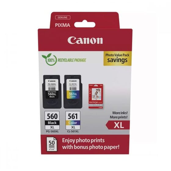 Canon PG-560/CL-561 XL Πολλαπλό Μελάνι Εκτυπωτή image 0