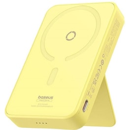 Powerbank Baseus Magnetic Wireless Bracket (P10064101Y23-00) 5.000mAh - Κίτρινο