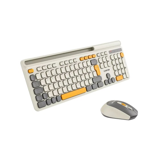 Canyon CNS-CBP5BG9 Ασύρματο Μηχανικό Πληκτρολόγιο - Μπεζ image 0