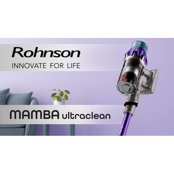 ROHNSON MAMBA M55 29.6 V 0.6 L Μωβ/Γκρι Σκούπα Stick image 21