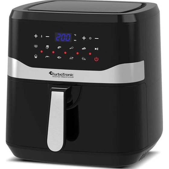 TURBOTRONIC TT-AF7D με Αποσπώμενο Κάδο 1800 W 7.5 L Μαύρο Φριτέζα Αέρος image 2