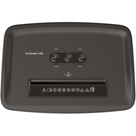 HP Pro Shredder 12MC – 2814 Καταστροφέας εγγράφων με συνδετήρες και καρτών Micro Cut P5 – 12 x A4 – 25L image 6