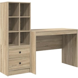 Γραφείο VidaXL 145,5x50x127 cm - Sonoma Δρυς (2 τεμ.)