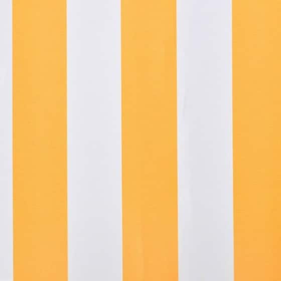 Vidaxl Τεντόπανο Έντ. Κίτρινο/λευκό 3x2,5 Μ Καραβόπανο (χωρίς Πλαίσιο) image 2