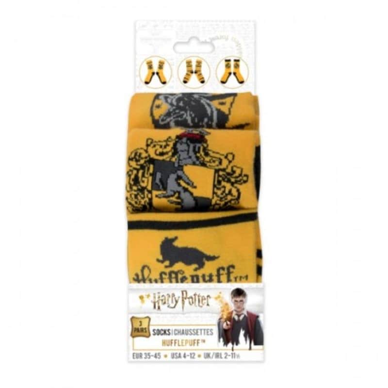 Κάλτσες Set Των 3 Hufflepuff - Harry Potter
