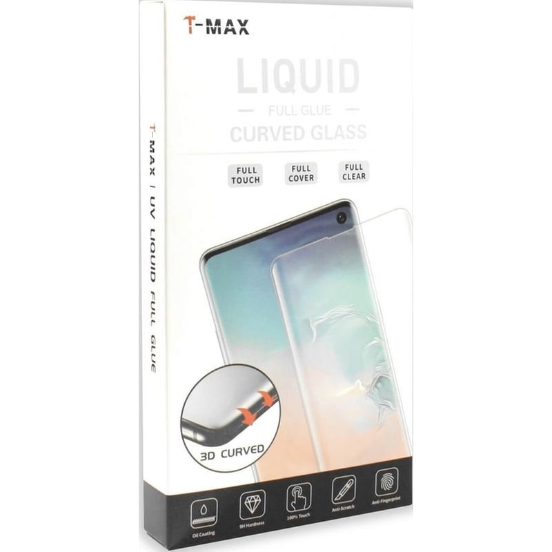 Προστατευτικό οθόνης Samsung Galaxy S24 Ultra - T-Max Replacement Kit of Liquid Full Glue 3D Tempered Glass 0.33cm 9H
