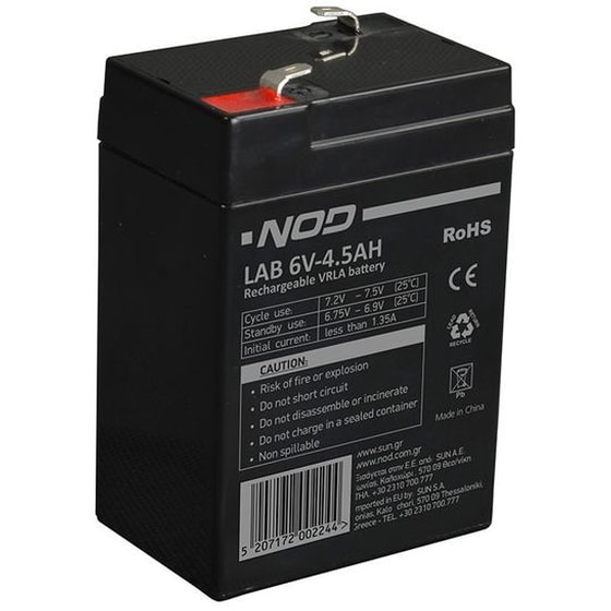 Nod Lab 6v4.5ah Lead Acid Battery image 0