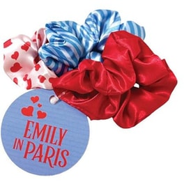 Σετ Λαστιχάκια Μαλλιών Gim Emily in Paris (3 Τεμάχια)