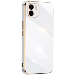 Θήκη Σιλικόνης Xiaomi Redmi A1 - Bodycell Gold Plated - Λευκό