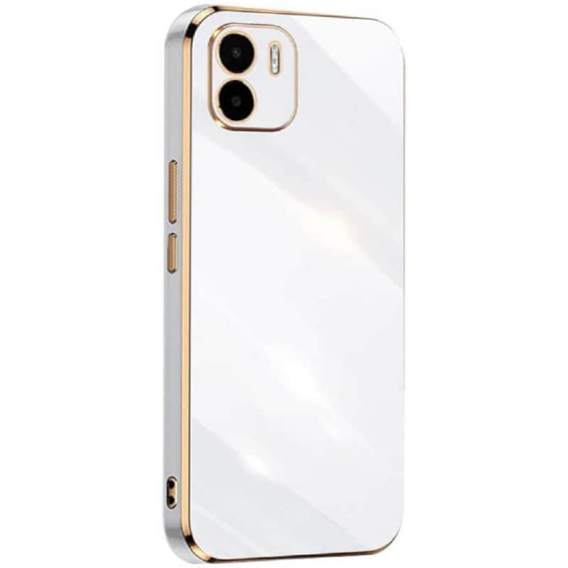 BODYCELL Θήκη Σιλικόνης Xiaomi Redmi A1 - Bodycell Gold Plated - Λευκό