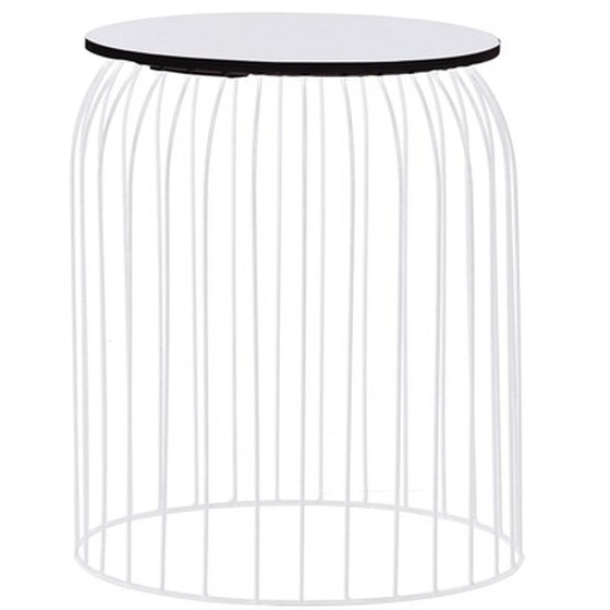 Σετ Τραπεζάκια Σαλονιού VidaXL από Μασίφ Ξύλο 3 Τμχ - Λευκά image 3