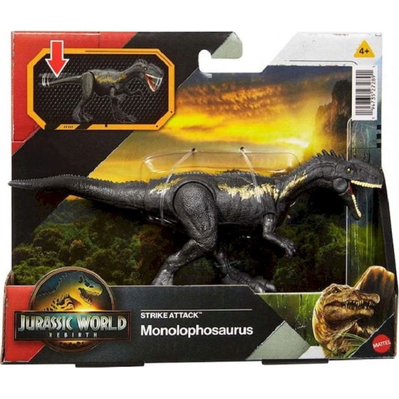 Mattel Φιγούρα Jurassic World Strike Attack 1 Τμχ - Τυχαία Επιλογή Σχεδίου image 1