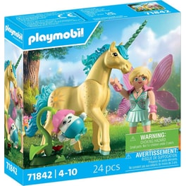 PLAYMOBIL® Magic Μονόκερος με Μπλε Χαίτη & Νεράιδα (71842)