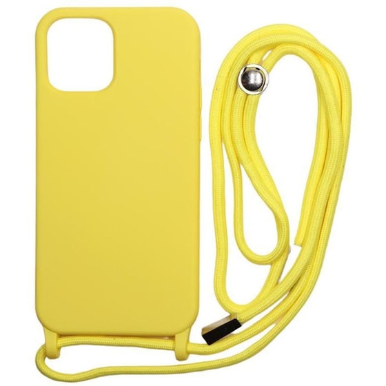 Θήκη Apple iPhone 12 Mini - Technovo Silicone Case Lace - Κίτρινη image 0